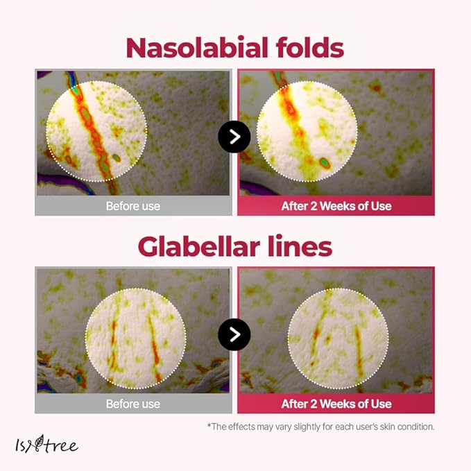 ISNTREE Plum Peptide Booster 2000s 50ml, 1.69 fl oz + Plum Peptide Plumping Gel Mask 30g*4ea