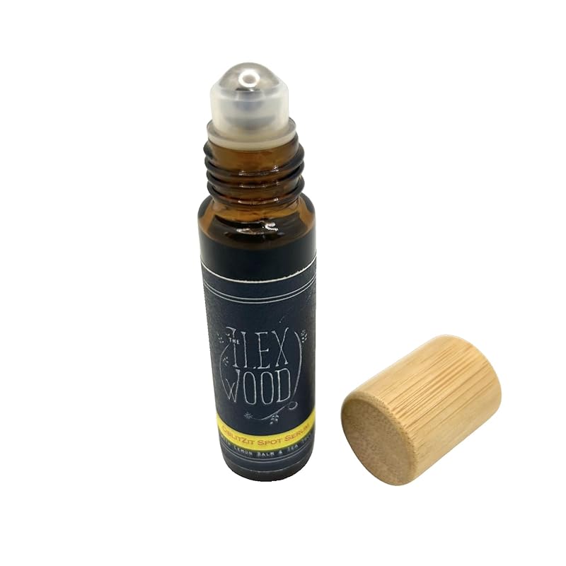 The Ilex Wood - Oblitzit - Spot Treatment Serum with Tea Tree and Lemon Balm, Natural Vegan Formula - 10ml (0.34 fl oz)