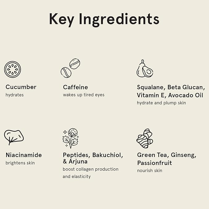 Under Eye Cream for Dark Circles and Puffiness | SMOOTH CRIMINAL Age Defying Niacinamide and Caffeine Eye Cream for Puffy Eye Bags Treatment for Men Anti Aging & Wrinkle Removal with Bakuchiol