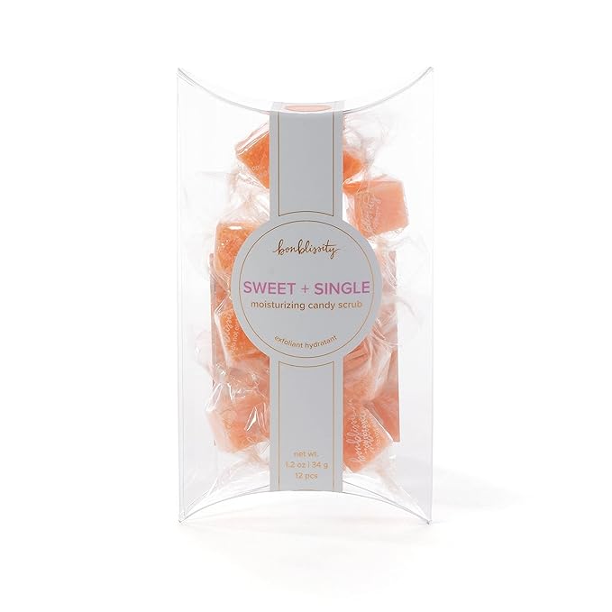 Bonblissity Sugar Scrub Candy 36pcs, For Exfoliating Hands, Feet Turns into Lotions l Sweet Satsuma, Mango Sorbet, Fresh Lemongrass