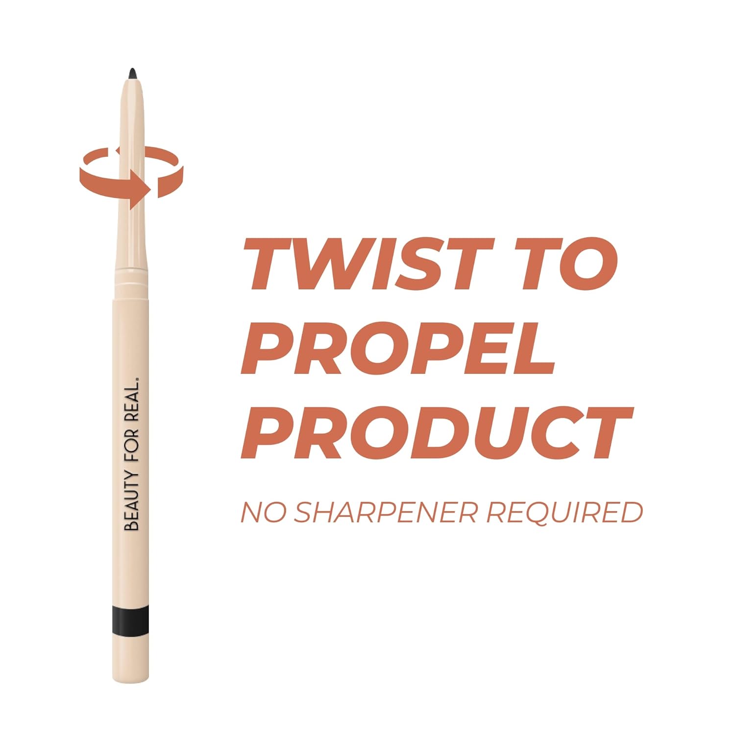 Beauty For Real I-Line 24-7 Eyeliner, Black Magic - Black Matte - Long-Wearing, Waterproof Gel Formula - Safe for Sensitive Eyes & Contact Lens Wearers - 0.01 oz