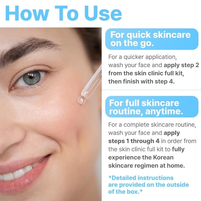 Korean Skin Care Set For Women - Gift For Women Korean Anti Aging Skin Care Products Lifting, Firmness & Hydration Essence, Mask, Booster & Ampoule Set for Radiant Smooth Looking Skin