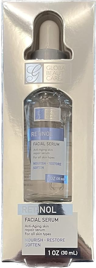 Global Beauty Care Retinol Facial Serum 1oz