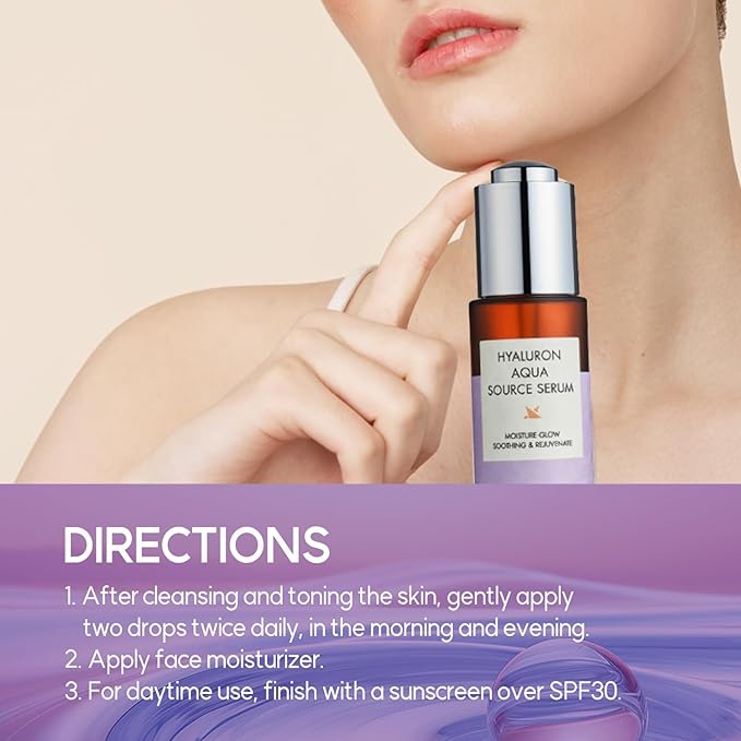 Danique Hyaluron Aqua Source Serum 30ml, Stem Cell Korean Skin Care Beauty Serum Booster