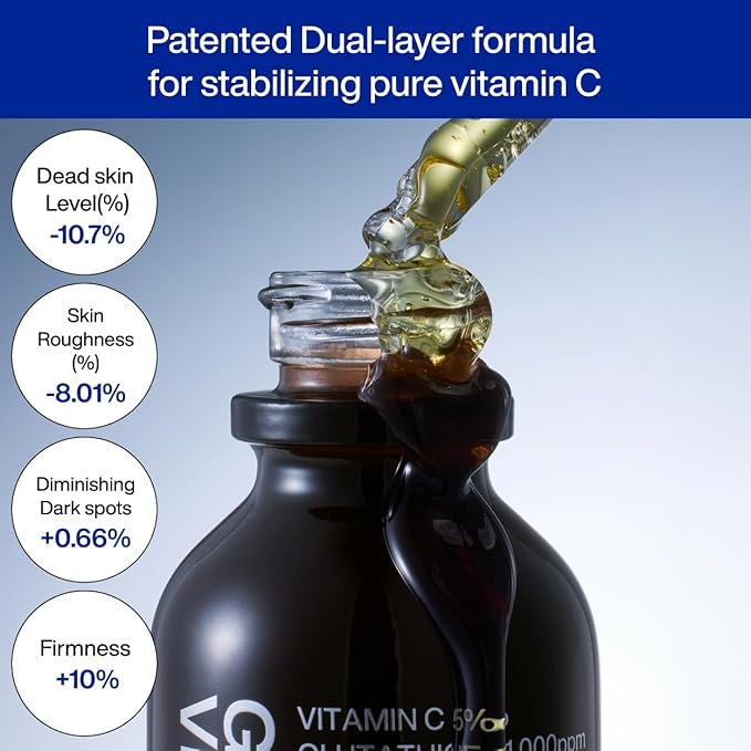 IOPE Gluta Vitamin C Brightening Serum | 25% Pure Vitamin-C and 1,000ppm Glutathione, Anti-Aging and Anti-Oxidant, Reduces Dark Spots, Korean Skincare, 0.78oz.