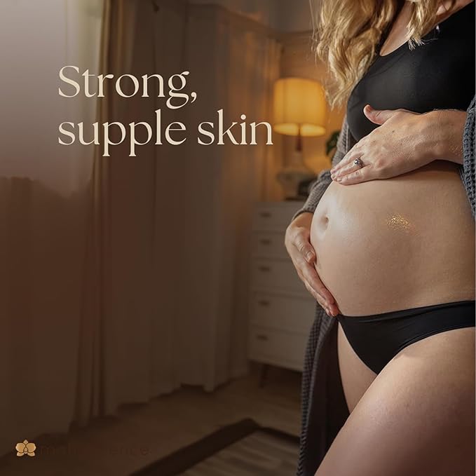 Stretch Mark Relief Restorative Belly Butter (8oz/118ml) | Spa-Quality Maternity Skincare | Clean, Organic, Pregnancy-Safe | Non-Greasy Deeply Nourishing & Moisturizing Skin Treatment