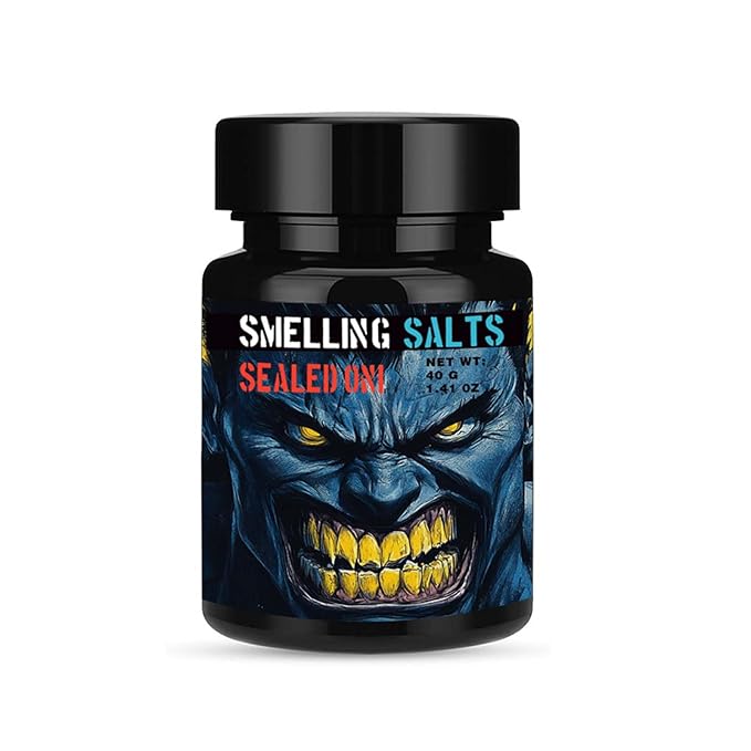 Smelling Salts-Smelling Salts for Athletes in Powerlifting, Hockey, Football & More, Instant Energy Boost, Enhanced Focus & Motivation,40G- Sealed Oni-B