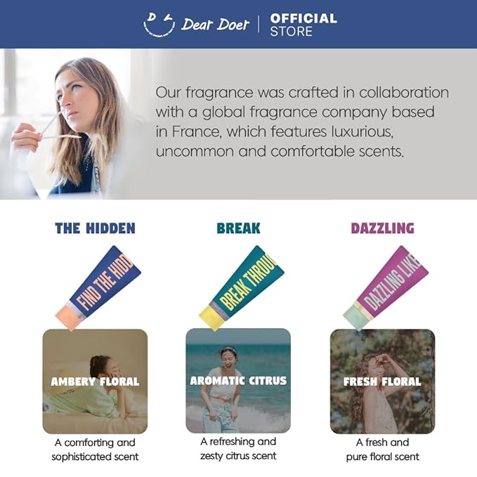 [Dear Doer] The Hidden Body Scrub & Wash in Tube - Moisturizing 2-in-1 Scrub Cleanser with Andes Salt, BHA for Bumpy Skin & Ingrown Hair, Tranquil Scent, Vegan, 3.38 fl oz (100 ml)