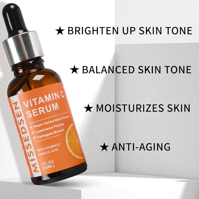 Vitamin C Face Serum Nourishing and Moisturizing Firming Suitable For Liquid Late-night People Sensitive Skin1floz/30ml
