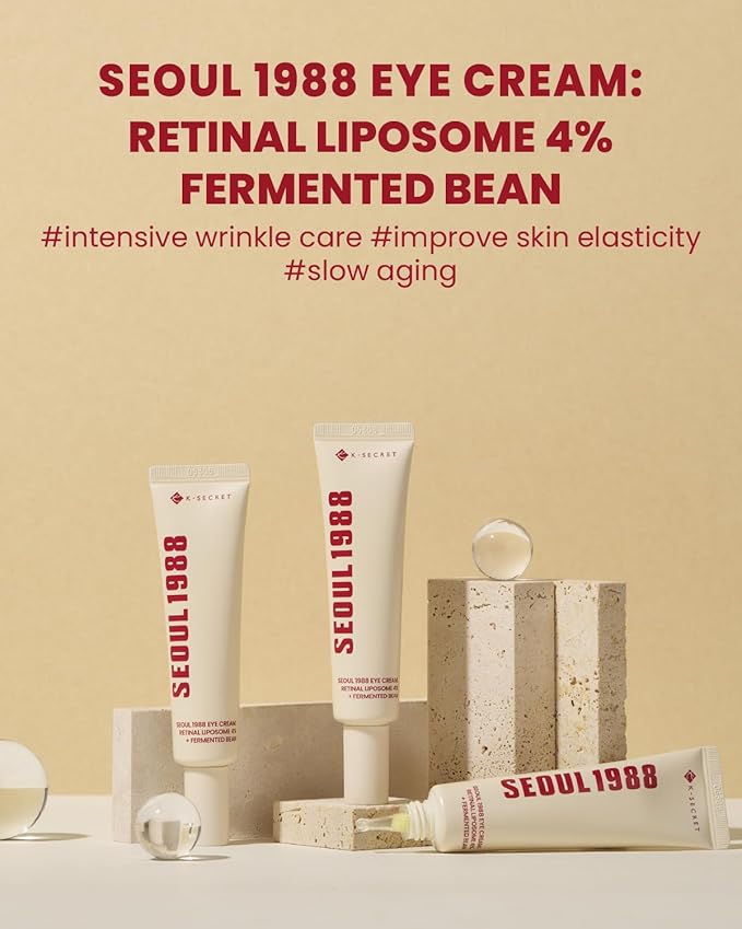 KSECRET SEOUL 1988 Eye Cream : Retinal Liposome 4% + Fermented Bean, 30ml/1.01 fl.oz.
