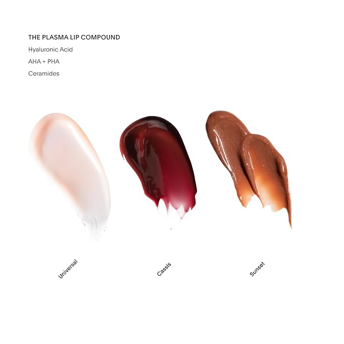 U Beauty The PLASMA Lip Compound Tinted - Plumping Lip treatment, Hyaluronic Acid & Shea Butter Deeply Hydrate - Salicylic Acid & Peptides Visibly Smooth, 3 distinct shades, 120 Value