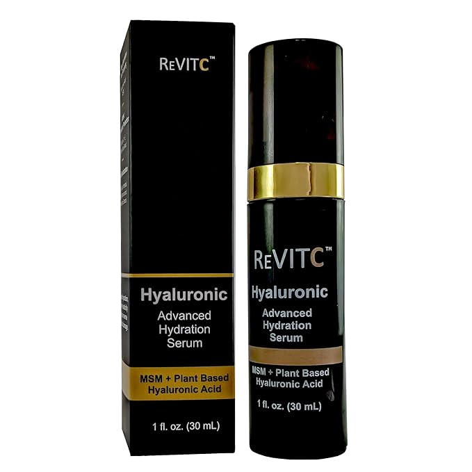 ReVitC Hyaluronic Advanced Hydration Serum with MSM and Plant Based Hyaluronic Acid
