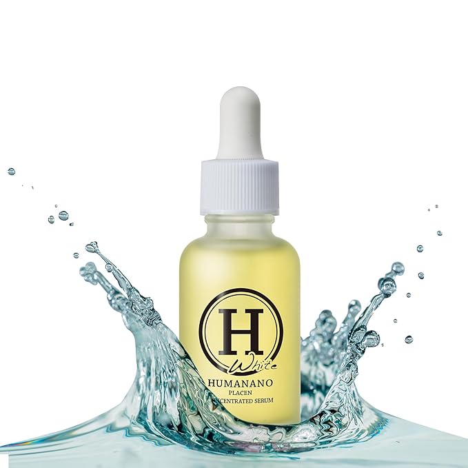Japanese Placen Niacinamide Face Serum, 100% concentrated, EGF, FGF, "HUMANANO", Paraben Free, Alcohol Free, Mineral Oil Free, Cruelty Free (1.01 fl.oz.)