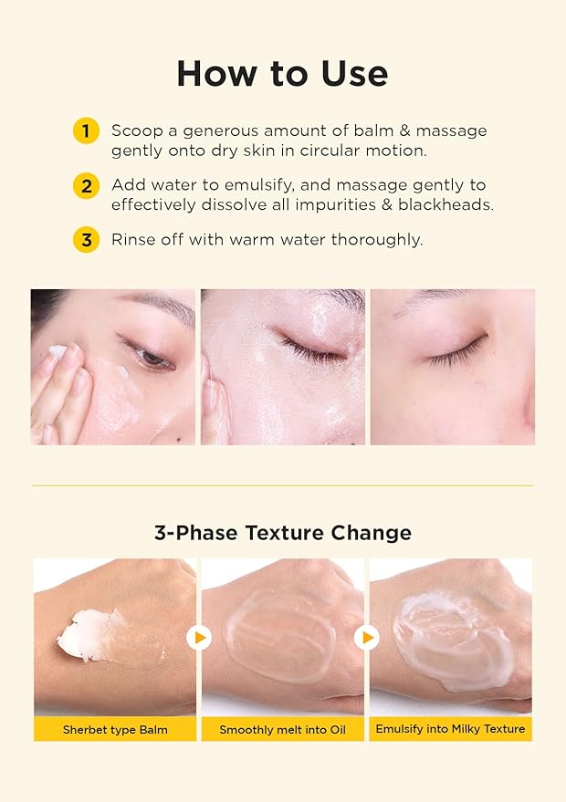 Hanskin PHA Pore Cleansing Balm, Gentle Blackhead Cleanser and Makeup Remover for Sensitive Skin [PHA/2.82 oz]