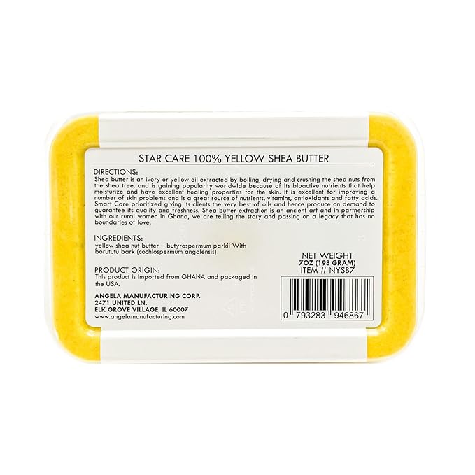 Yellow Shea Nut Butter Oil 14oz 396g