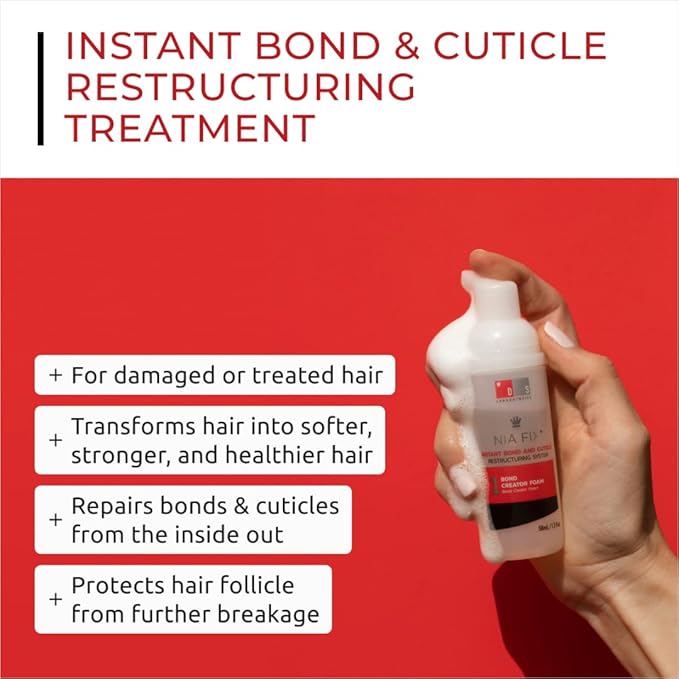 DS Labs Nia Fix Bond Repair Treatment - Repairs Dry, Damaged Hair, Split Ends, Reverse Damage from Bleach, Color, Chemical Services and Heat