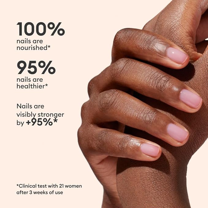 Manucurist Active Glow™ Blueberry All-in-One Perfecter Nail Polish & Care - No Lamp - Vegan & Made in France Ultra-Glowy Rose Mirror-Like Shine - Nail Concealer & Care - Plant-Based Ingredients