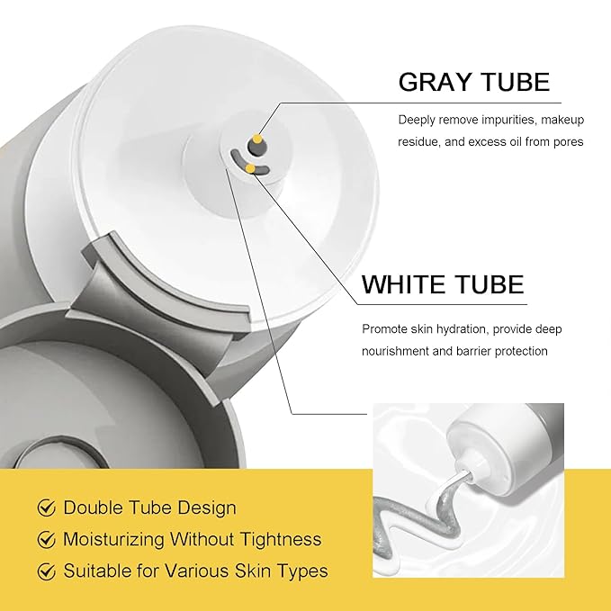 Travel Size Korean Skincare Set, Korean Skin Care Set with Vitamin C Facial Serum, Snail Mucin 92% Moisturizer, Amino Acid White Mud Cleanser, Facial Kit for Women/Teen Hydrating & Plump Skin - 3Pcs