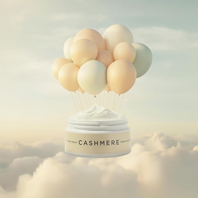 Better Than Magic Hydrating Shea Body Butter – Ultra-Moisturizing Cream for Velvety-Soft & Glowing Skin – Cashmere Scent – 8 oz