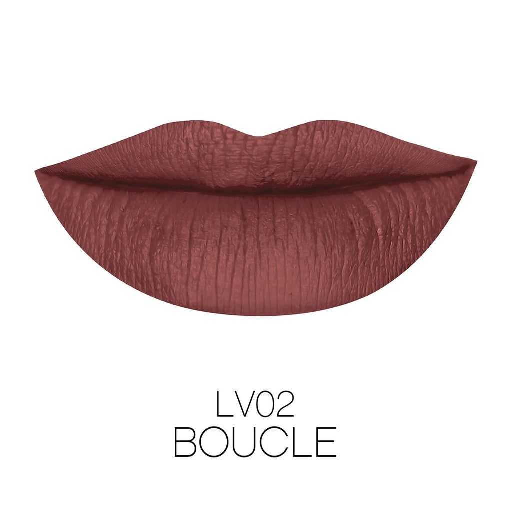 Palladio Velvet Matte Cream Lip Color, Boucle