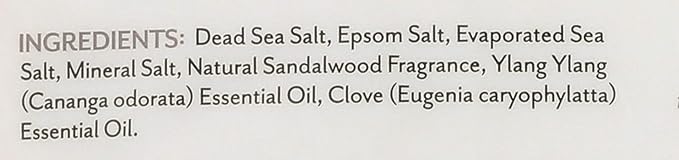 Soothing Touch Deep Sleep Bath Salts Balancing Soak Clove Sandalwood & Ylang, 32 Oz