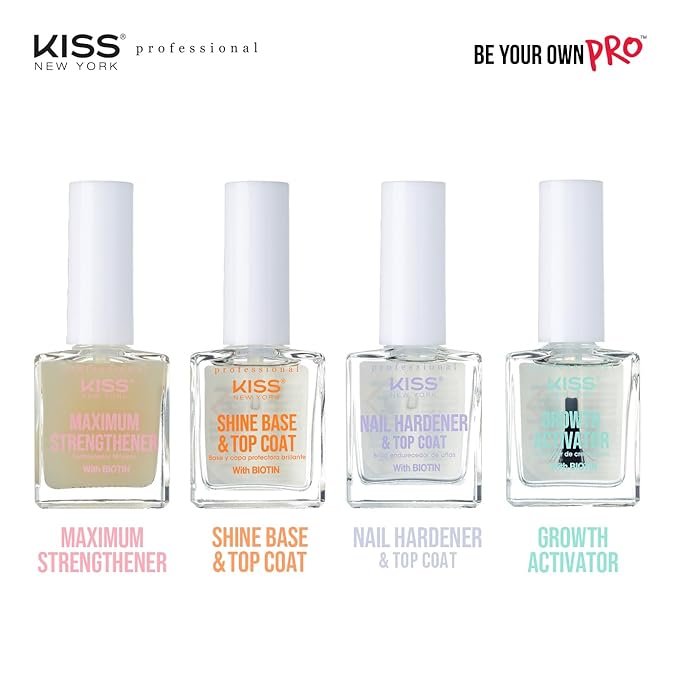 Nail Repair Kit for Damage, Broken, Cracked and Weak Nails - Biotin Infused Glue, File, and 2 Wraps - Made in Korea