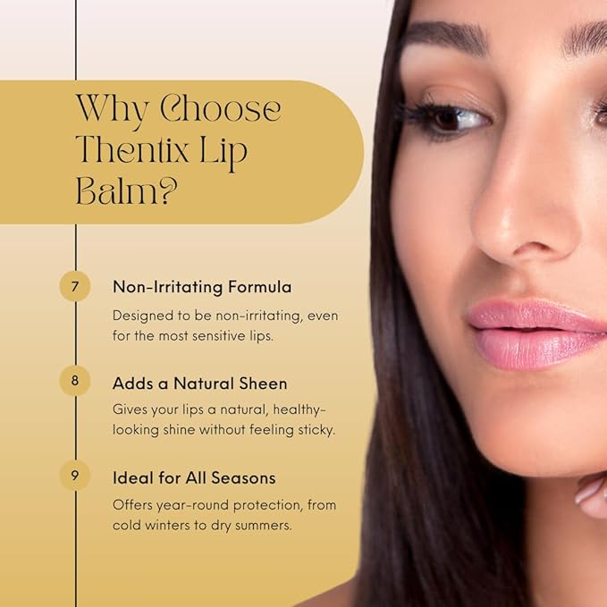 Lip Balm, 10ml (.35oz) - Hydrating & Soothing, Made with Beeswax