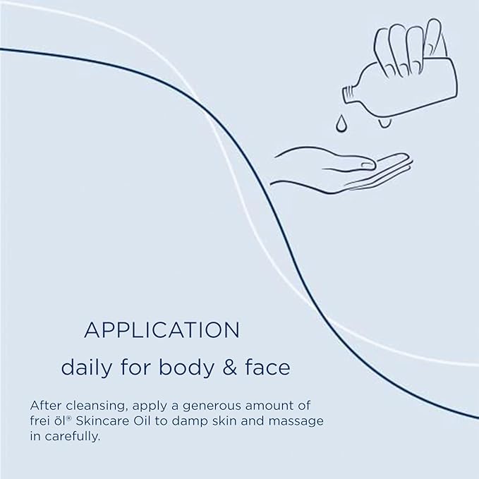 skincare oil – fast absorbing, softens and smooths – against scars, stretch marks and pigment spots with vitamin A & vitamin E oil, microbiome-friendly and vegan, 200 ml / 6.76 Fl Oz