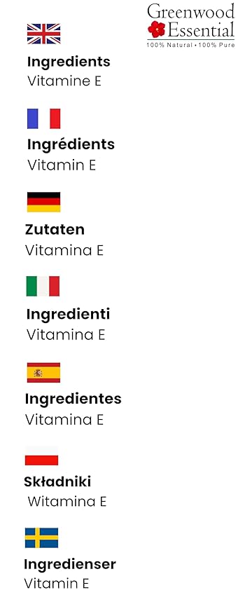 Pure Vitamin E Oil Natural Therapeutic Grade 1250ml (42 oz)