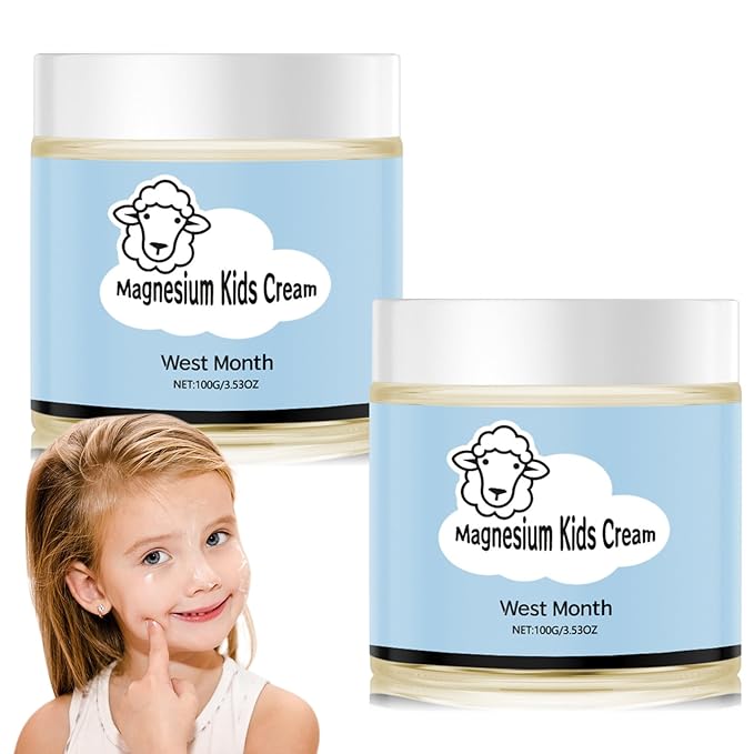 Junior's Bedtime Lotion, Magnesium Lotion for Kids, juniors Bedtime Lotion Kids, juniors Magnesium Bedtime Lotion, Sheep Junior's Bedtime Lotion, Magnesium Cream, Sensitive Skin Support (2PCS)