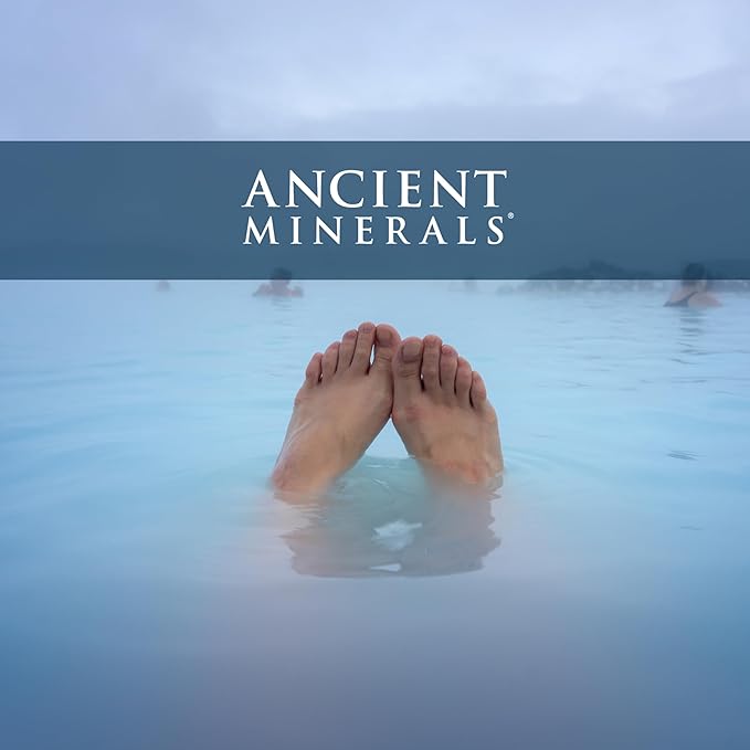 Ancient Minerals Magnesium Bath Flakes of Pure Genuine Zechstein Chloride - Resealable Magnesium Supplement Bag That Will Outperform Leading Epsom Salts 1.65 lbs