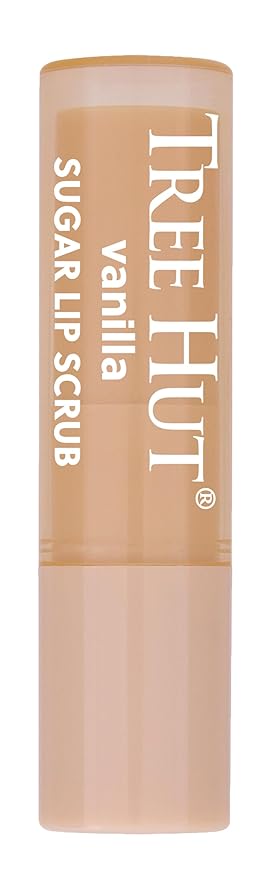 Tree Hut Vanilla Lip Scrub Stick | Nourish Dry Lips for a Soft & Smooth Feel | Gently Exfoliate Dead Skin | .12 oz.