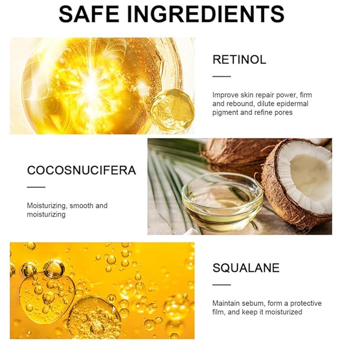 Retinol Eye Stick, Retinol Eye Cream With Collagen,Hyaluronic Acid For Dark Circle, Wrinkles, Under Eye Cream Anti Aging, Retinol Eye Balm Reduces Puffiness Fine Lines, Visible Results in 3-4 Weeks