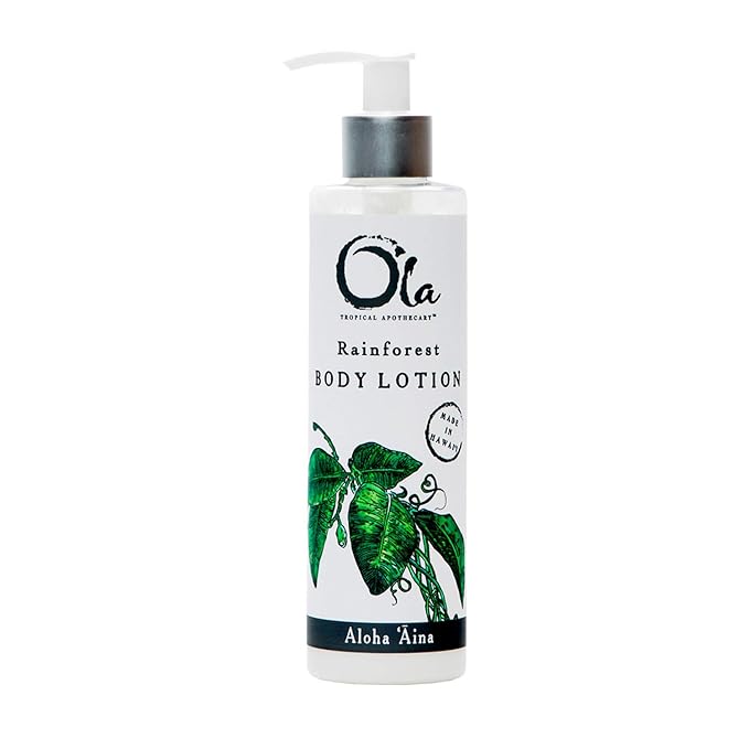 Ola Rainforest Body Lotion with Pure Tropical Oils and Plant Extracts - 8.45 Fl Oz