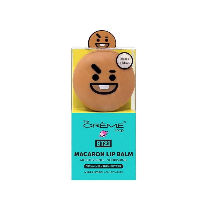 The Crème Shop BT21 SHOOKY Macaron Lip Balm - Chocolate Crème