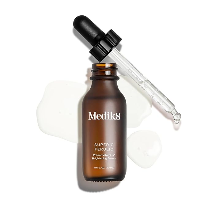 Medik8 Super C Ferulic - 30 Percent Ethylated L-Ascorbic Acid Vitamin C Serum - With Vitamin E and Ferulic Acid - Targets Signs of Aging - 1.0 oz