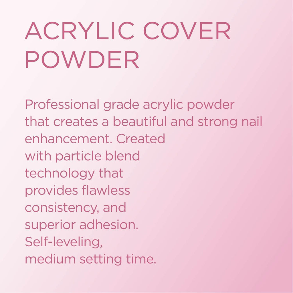Young Nails Acrylic Powders, Cover - Created for a flawless consistency and superior adhesion - Cover Powder Begins to set in 75 seconds - Available in 45 gram, 85 gram, and 660 gram size options
