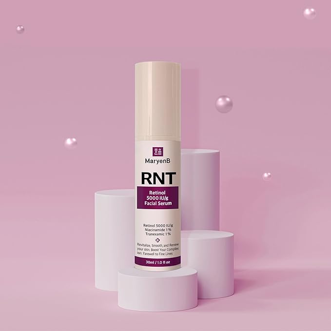 Anti-Aging Serum with Retinol 5000IU, Niacinamide, Tranexamic Acid - Skin Firming & Tone Enhancing, 1Fl Oz