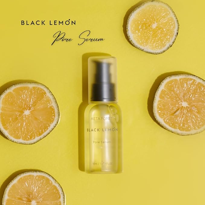 METAFORET Black Lemon Pore Serum 50ml / 1.69fl.oz Niacinamide, Pore Tightening Reducer, Tone-up for Dark Spots, Diminishes Acne Prone, Antiwrinkle