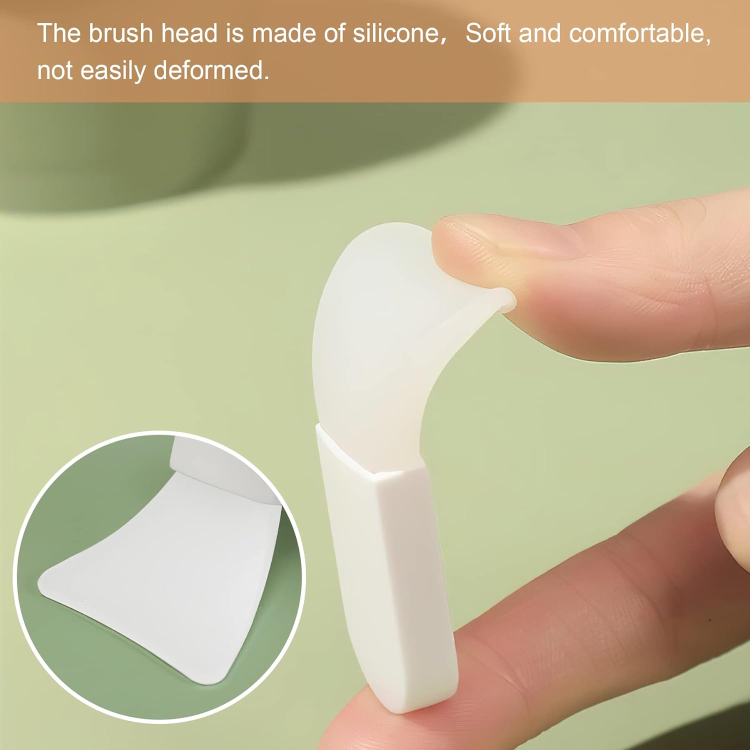 4PCS Face Mask Applicator Brushes, Philbinden Soft Silicone Face Mask Brush Portable Makeup Spatula for Cosmetic Mask, Mud, Clay Mask, Eye Mask, Body Lotion