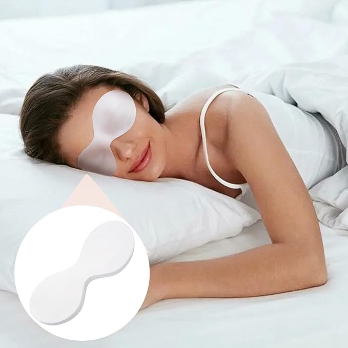 50 Sheets Disposable Eye Care Mask, Non-Woven Cotton Eye Pads for DIY Skincare, Clear Eye Mask Paper Beauty Sheets for Beauty Salon & Home Spa Use