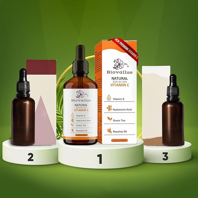 PREMIUM HYALURONIC SERUM 100ML + VITAMIN A + VITAMIN C + VITAMIN E - ALOE VERA - JOJOBA OIL + ROSE HIP OIL WITH ORGANIC INGREDIENTS.