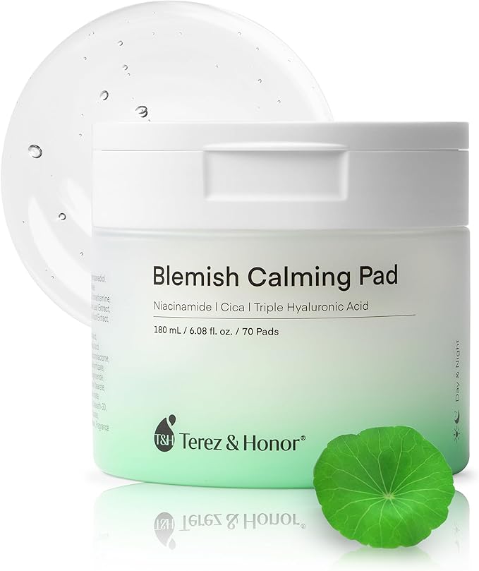 Niacinamide, Centella & Hyaluronic Acid Serum Pad - Korean Brighten, Soothe & Deep Moisturize Skincare, Pre-Soaked Toner Pads for Face - Dermatologist Tested Daily for Blemish-Prone or Sensitive Skin