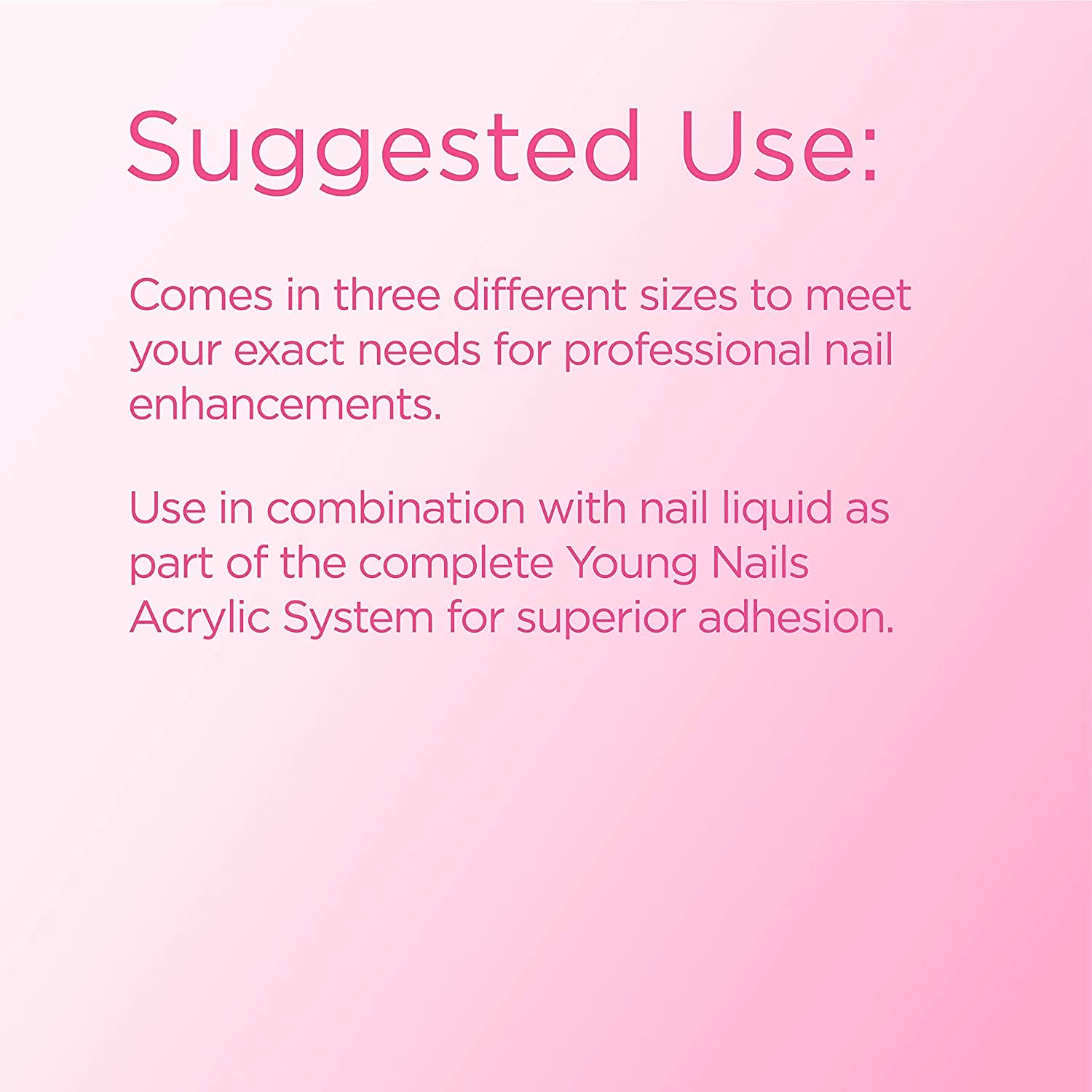 Young Nails Acrylic Core Powder - Self-Leveling Acrylic Nail Powder, Clear Nude Pink White Acrylic Powder for Nail Extenstion, Professional Grade, Superior Adhesion, Color - French Pink, 660g