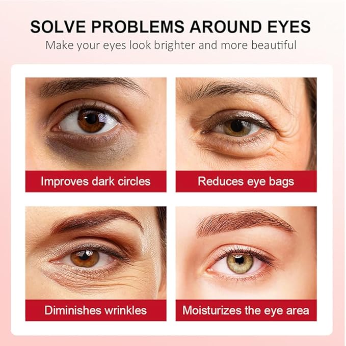 Retinol Eye Stick, Retinol Eye Cream With Collagen,Hyaluronic Acid For Dark Circle, Wrinkles, Under Eye Cream Anti Aging, Retinol Eye Balm Reduces Puffiness Fine Lines, Visible Results in 3-4 Weeks