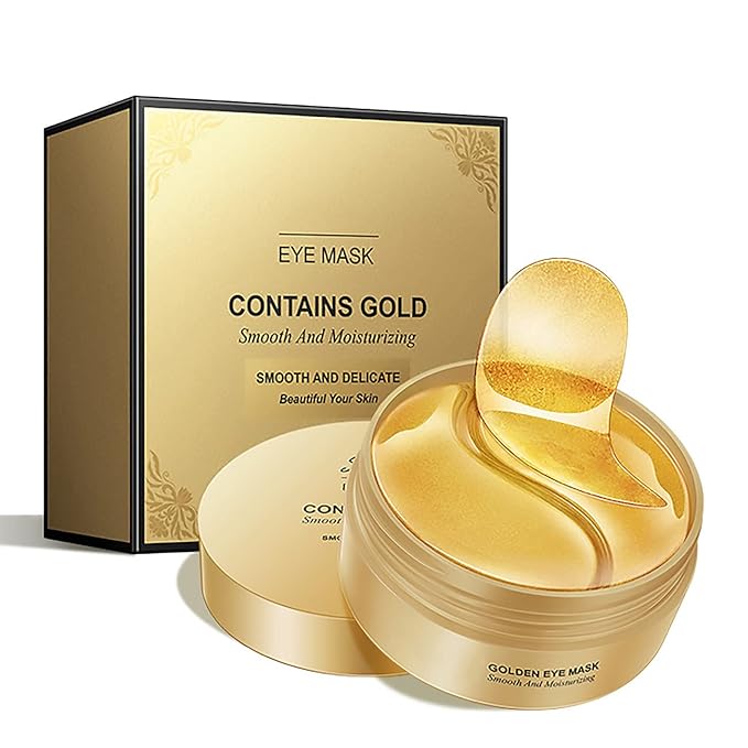 60 PCS Under Eye Patches,Under Eye Patches for Puffy Eyes and Dark Circles,Brightening Eye Masks,Eye Patches with Collagen for Dark Circles,Reduces Wrinkles and Relieves Pressure