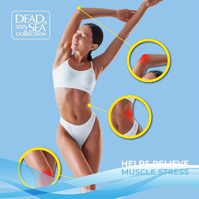 Dead Sea Collection Himalayan Bath Salts – Pure Dead Sea Minerals and Himalayan Pink Salt - Nourishing Soothing and Relaxing Skin and Muscle – 34.2 Oz