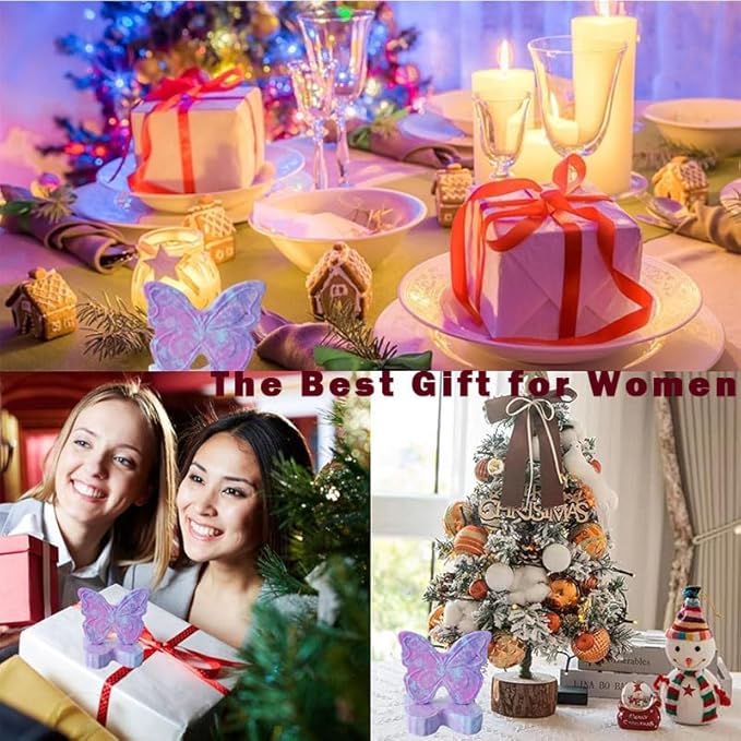 Butterfly Shaped Bath Salt for Women Gifts,Butterfly Gifts for Friends,Rose Flavored Bath Salt for Mother Gifts, and Christmas Stocking Stuffer Gifts, Birthday and Valentine's Day