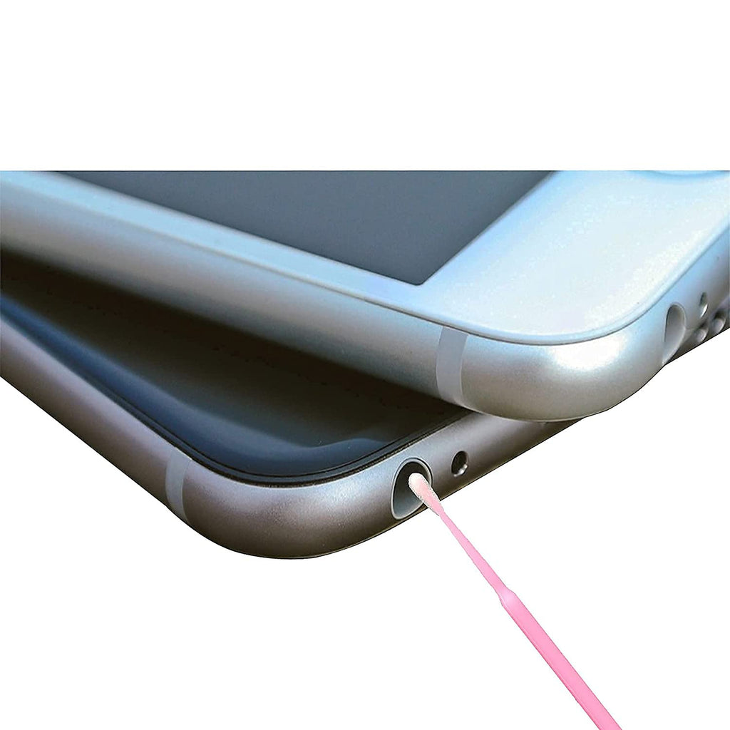 1200PCS Microswabs for Eyelash Extensions，Micro Applicators Brush for Cleaning and Applying Make-up Pink (Head Diameter: 2.0mm)