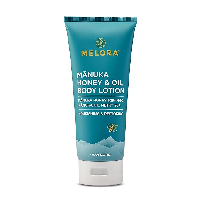 Manuka Honey Body Lotion (7oz), Moisturizing Lotion with Soothing Manuka Honey & Oil for Dry, Very Dry, Sensitive, or Aging Skin – Cream Moisturizer for Women & Men